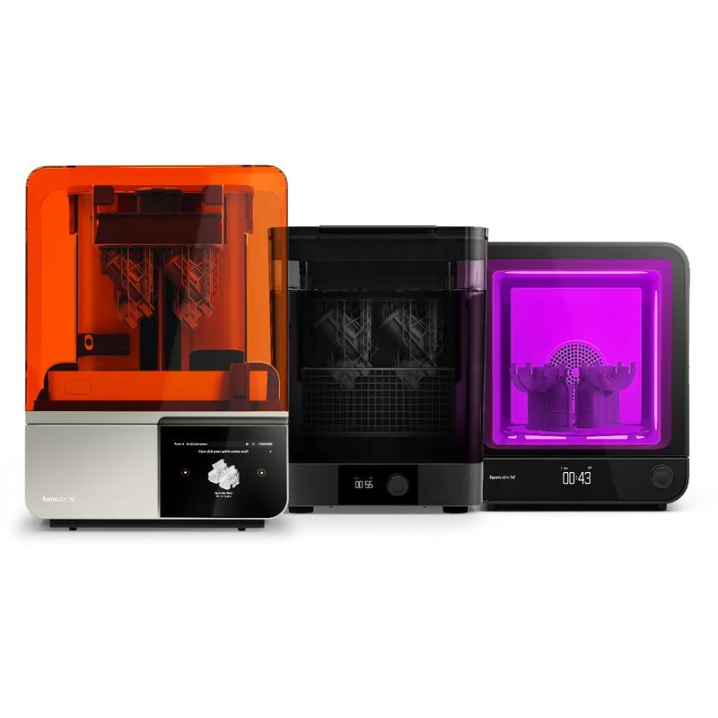 Formlabs wash and cure workflow